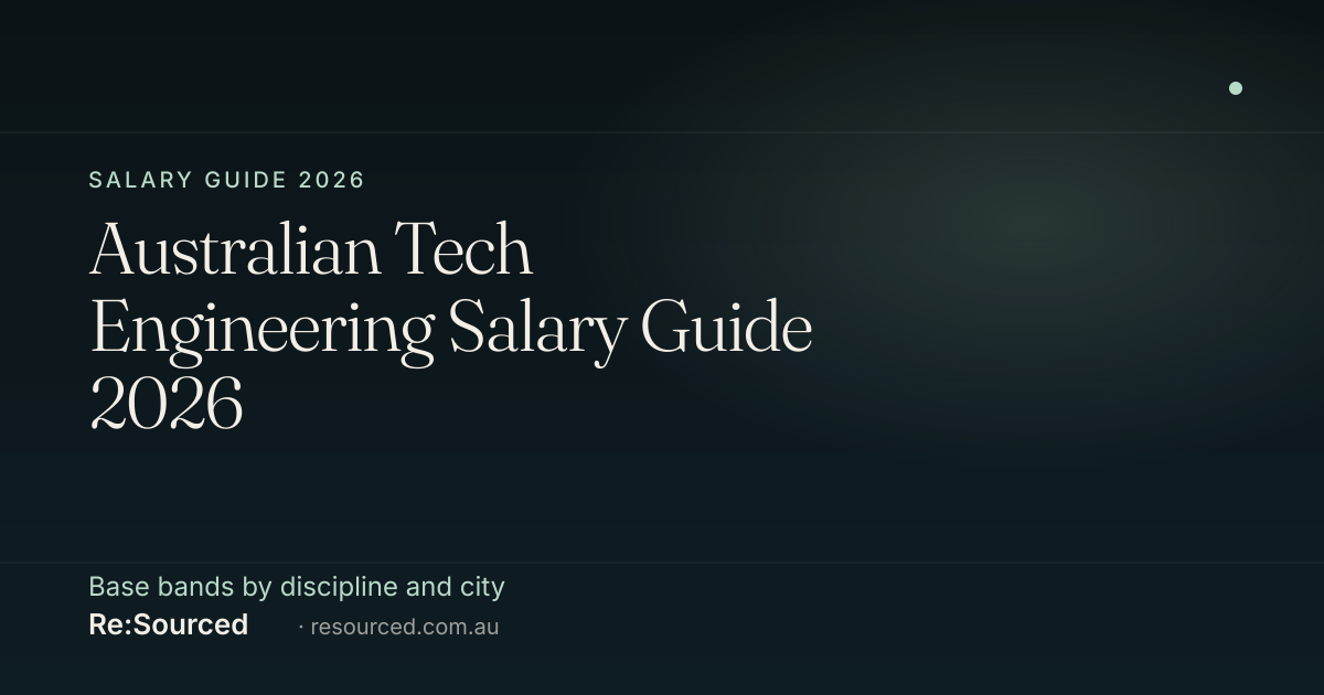 Australian Tech Engineering Salary Guide 2026 | Re:Sourced